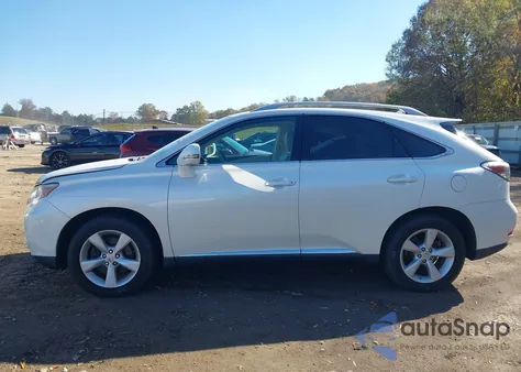 2010 Lexus Rx 350 z USA, uszkodzony, nr VIN 2T2BK1BA5AC067498
